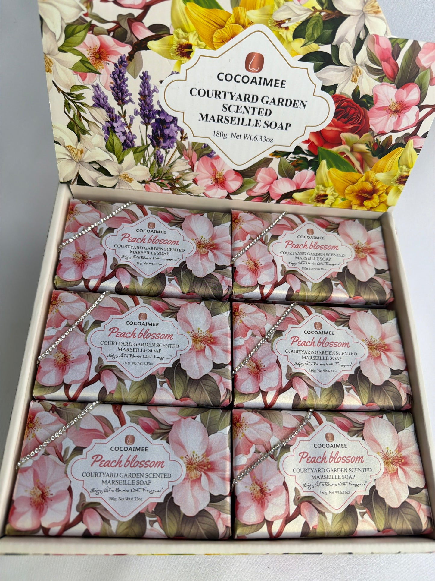 Soap 12p/box (R33ea) PEACH BLOSSOM