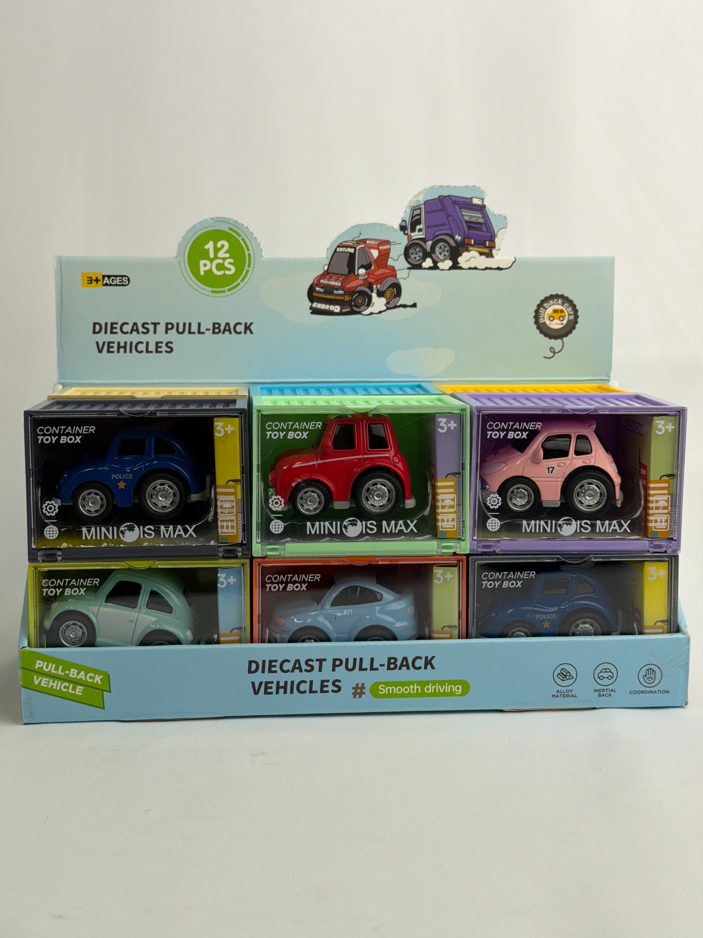 Pull back car 12/box (R51ea)