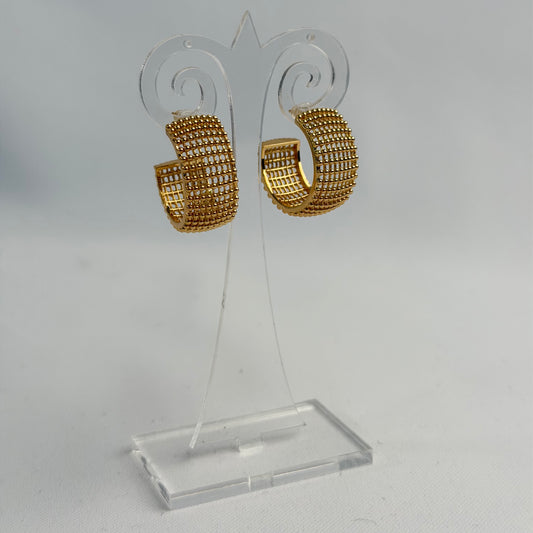 Gold/Silver Platted Copper Earing