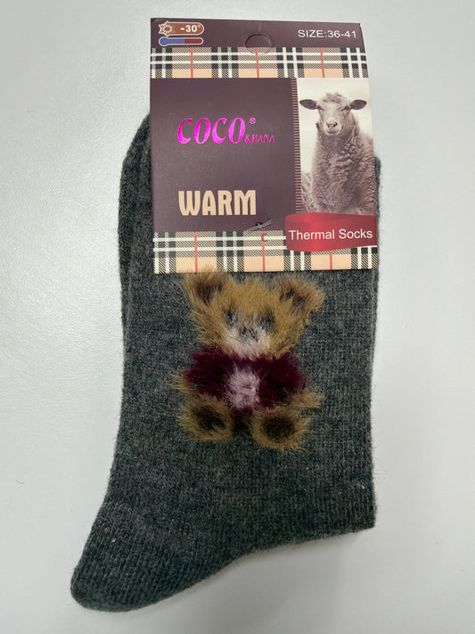 Ladies Thermal Socks 12 p/pack (R17.58ea)