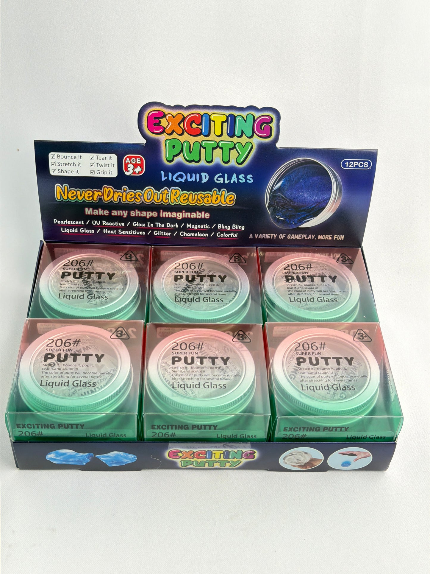 Putty in Tin 12/box (R43ea) 206#