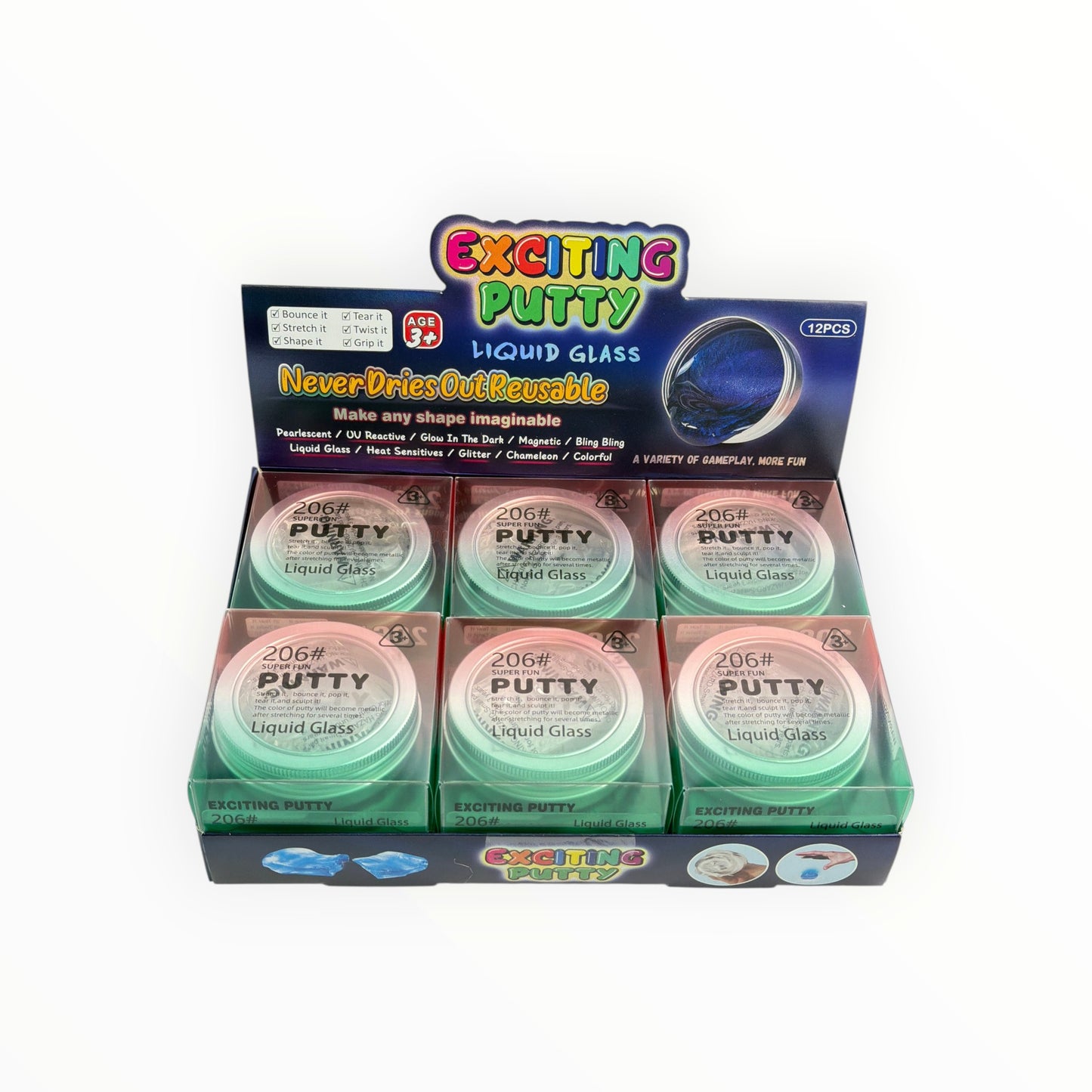 Putty in Tin 12/box (R43ea) 206#