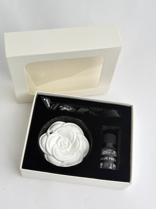 Ceramic Fragrance Flower BLUE FRESH