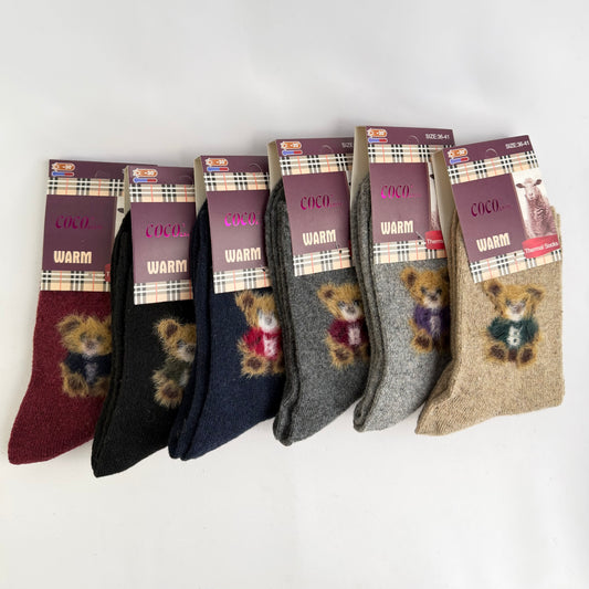 Ladies Thermal Socks 12 p/pack (R17.58ea)