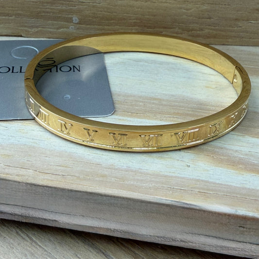 Silver/Gold Plated Stainless Steel Bangles