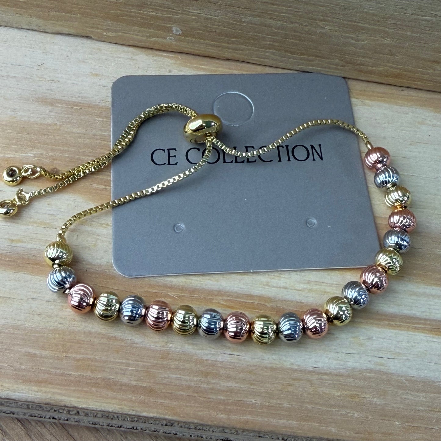 3 Tone Gold plated bracelet