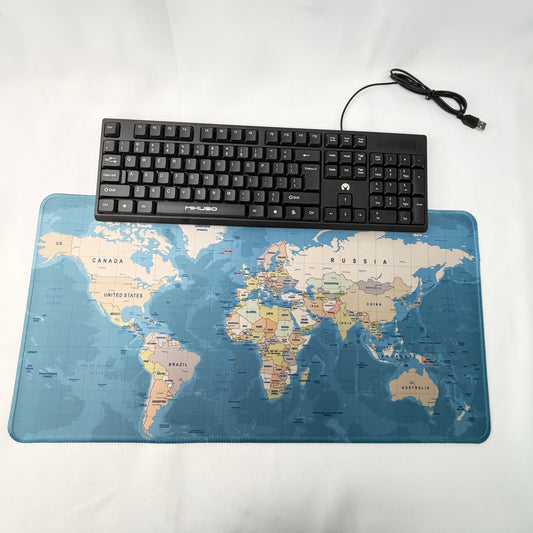 Keyboard Mat, WORLD MAP  #8