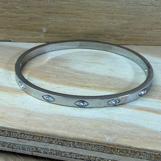 Silver/Gold Plated Stainless Steel Bangles
