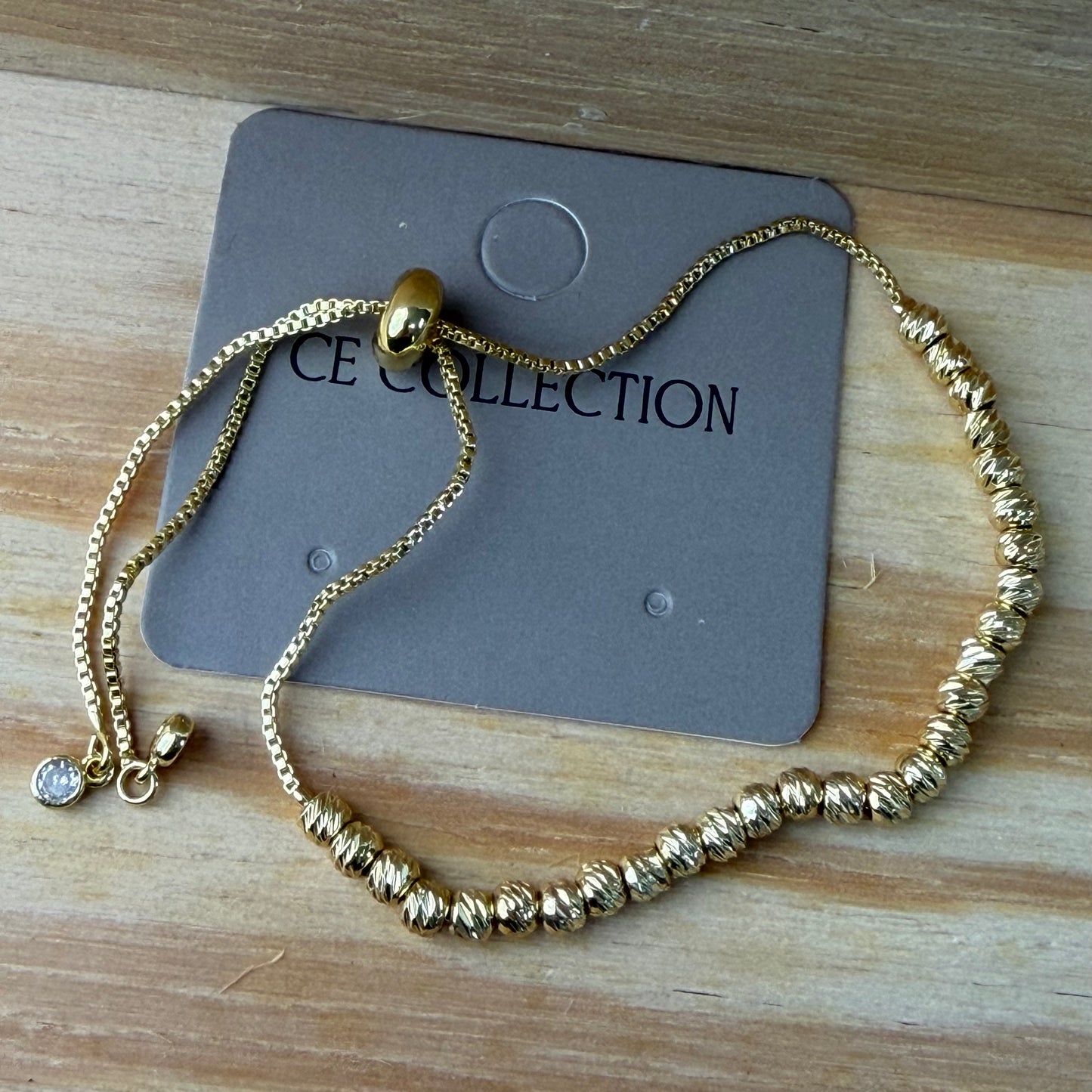 Silver plated adjustable bracelet
