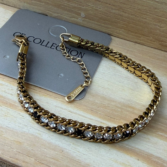 Silver/Gold Plated Stainless Steel Bangles
