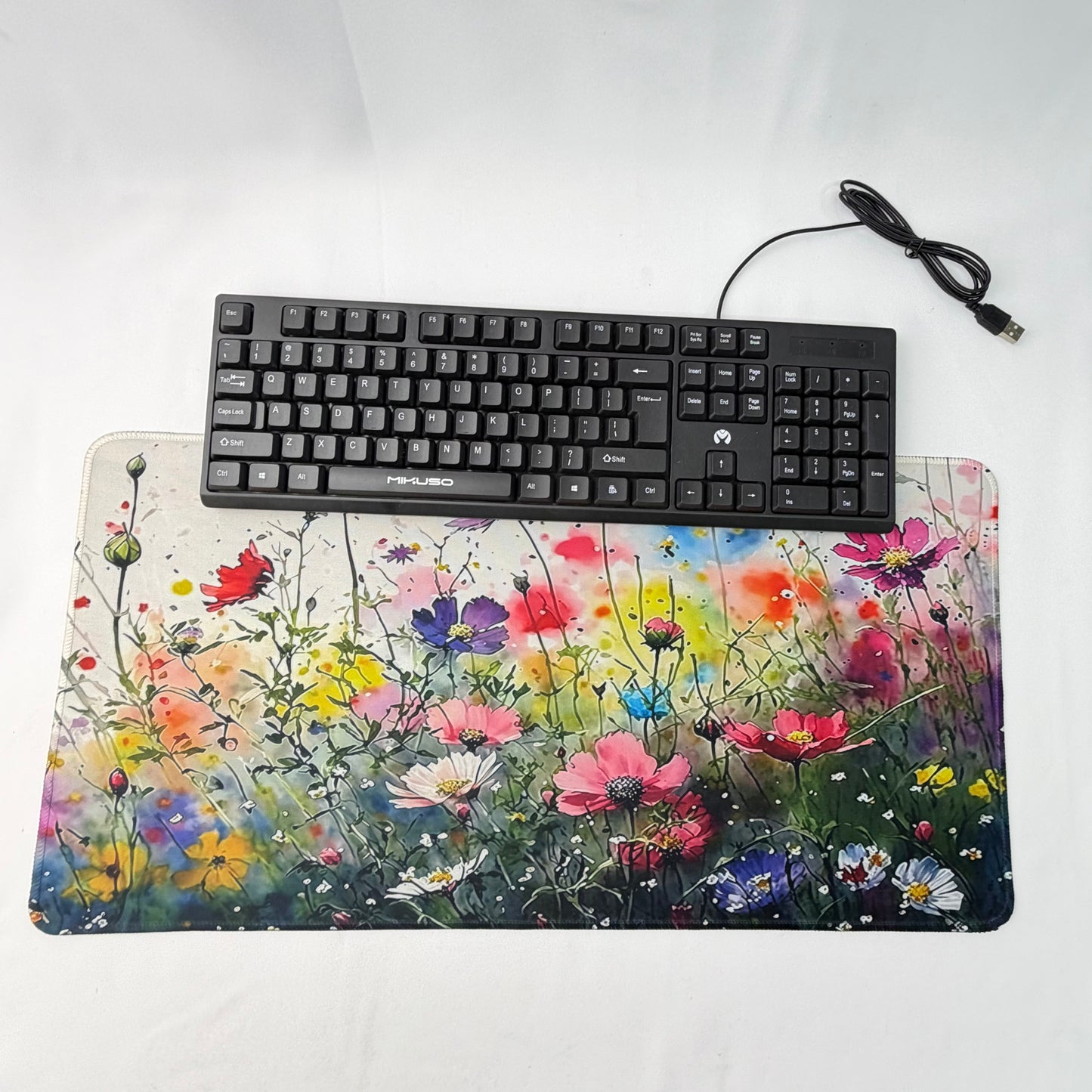 Keyboard Mat, COSMOS FLOWERS  #13