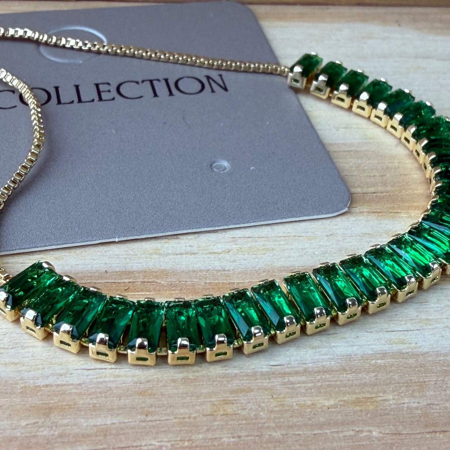 Gold plated adjustable bracelet