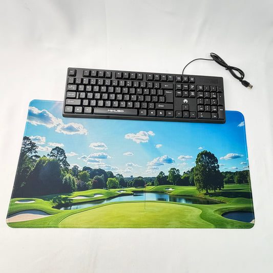 Keyboard Mat, GOLF COURSE  #12