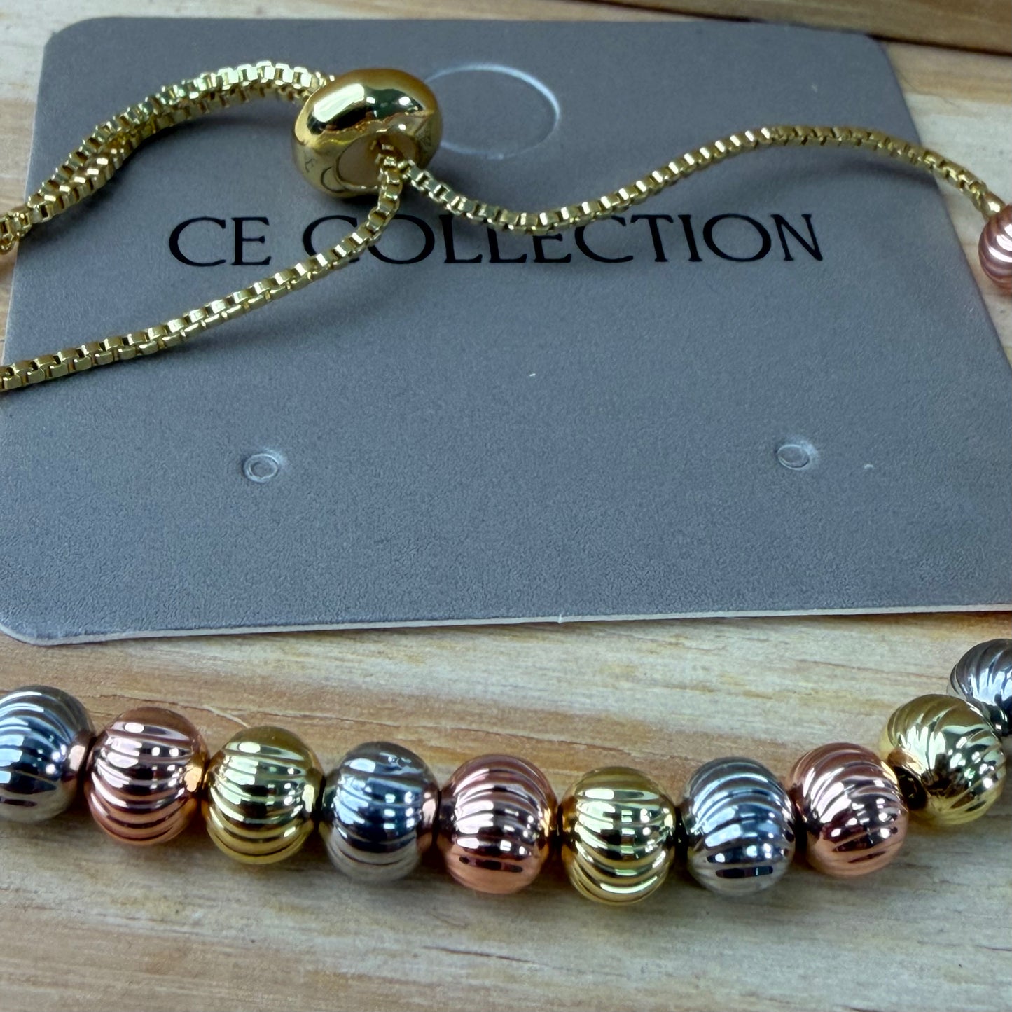 3 Tone Gold plated bracelet