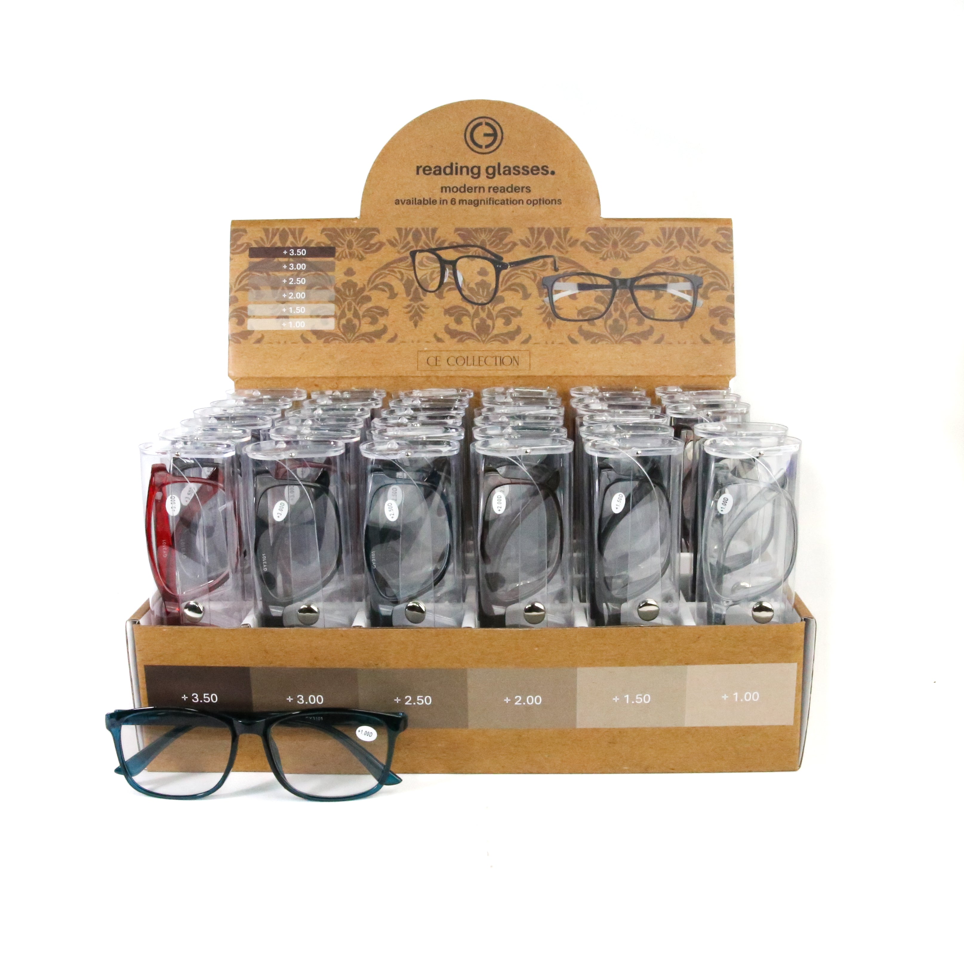 Counter Reading Counter Display Reading glasses_36 units – CE Collection