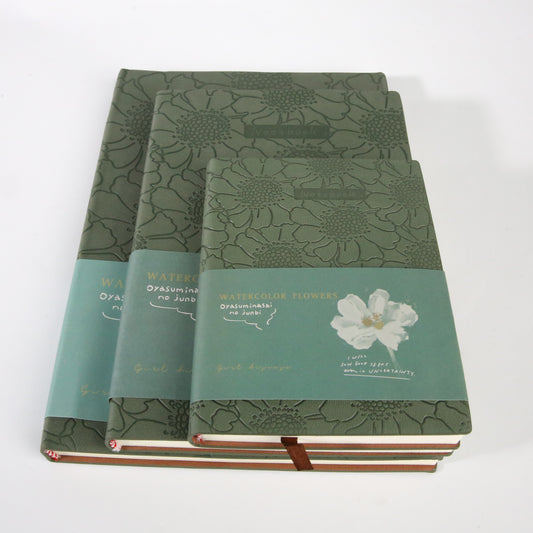 Luxury Notebook_Lined pages GREEN