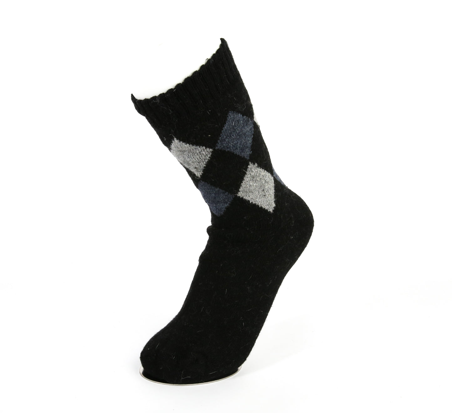 Mens Pattern Winter Socks (80% Wool)_Pack of 12