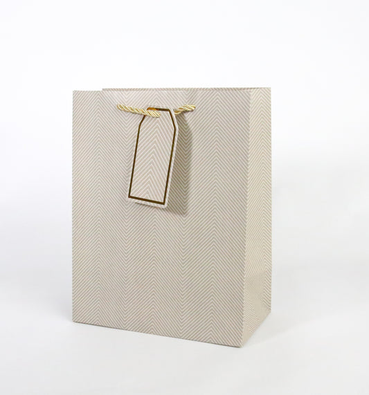 Beige gift bags_ pack of 12