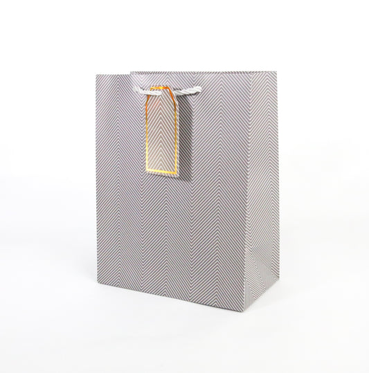Grey gift bags_ pack of 12