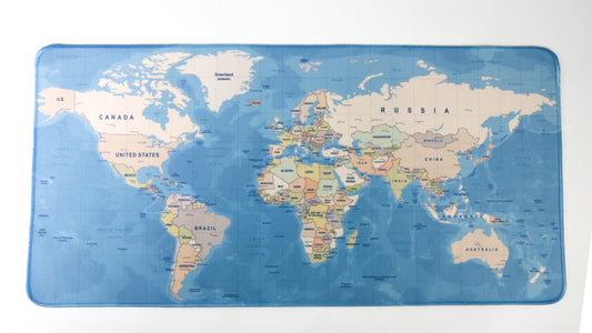 Neoprene Keyboard Mat_ WORLD MAP
