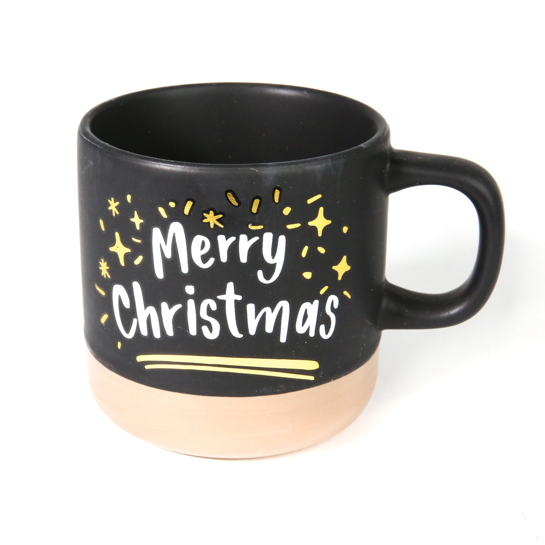 Christmas Coffee Mug_loose font BLACK