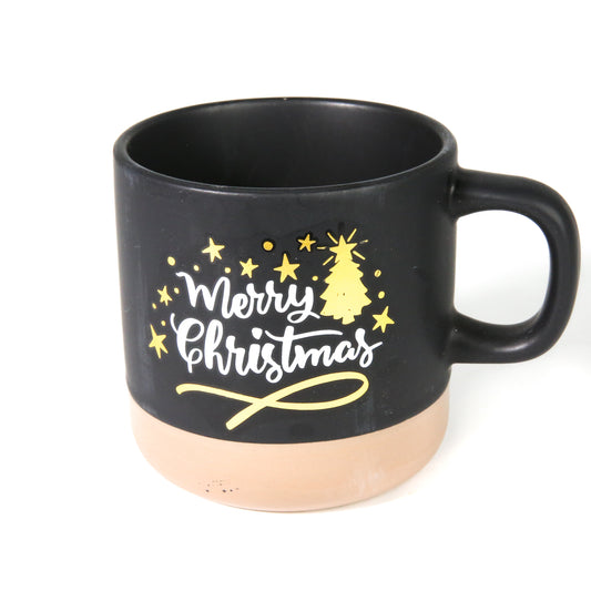Christmas Coffee Mug_ Christmas tree_BLACK