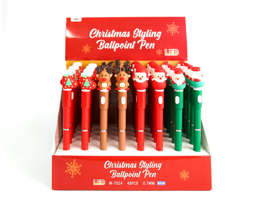 Christmas LED pens_Counter display with 48 units