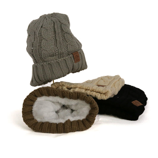 Knitted Beanie 12 p/pack (R52.50ea)