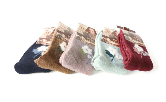 Wool Ladies Socks _Pack of 12