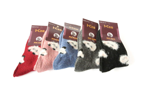 Wool Ladies Socks _Pack of 12