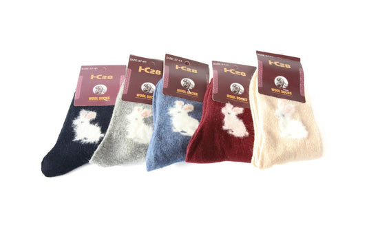 Wool Ladies Socks _Pack of 12