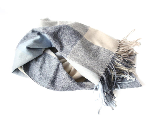 Winter check scarves_pack of 12_mixed colours