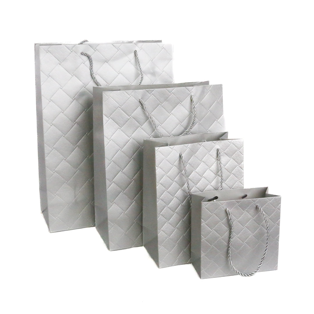Gift Bags_Pack of 12_Grey Pattern
