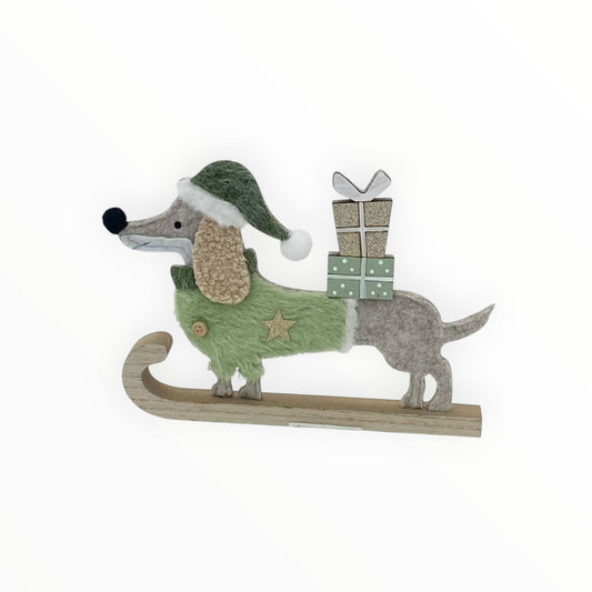 Christmas Dauschund 260322-4
