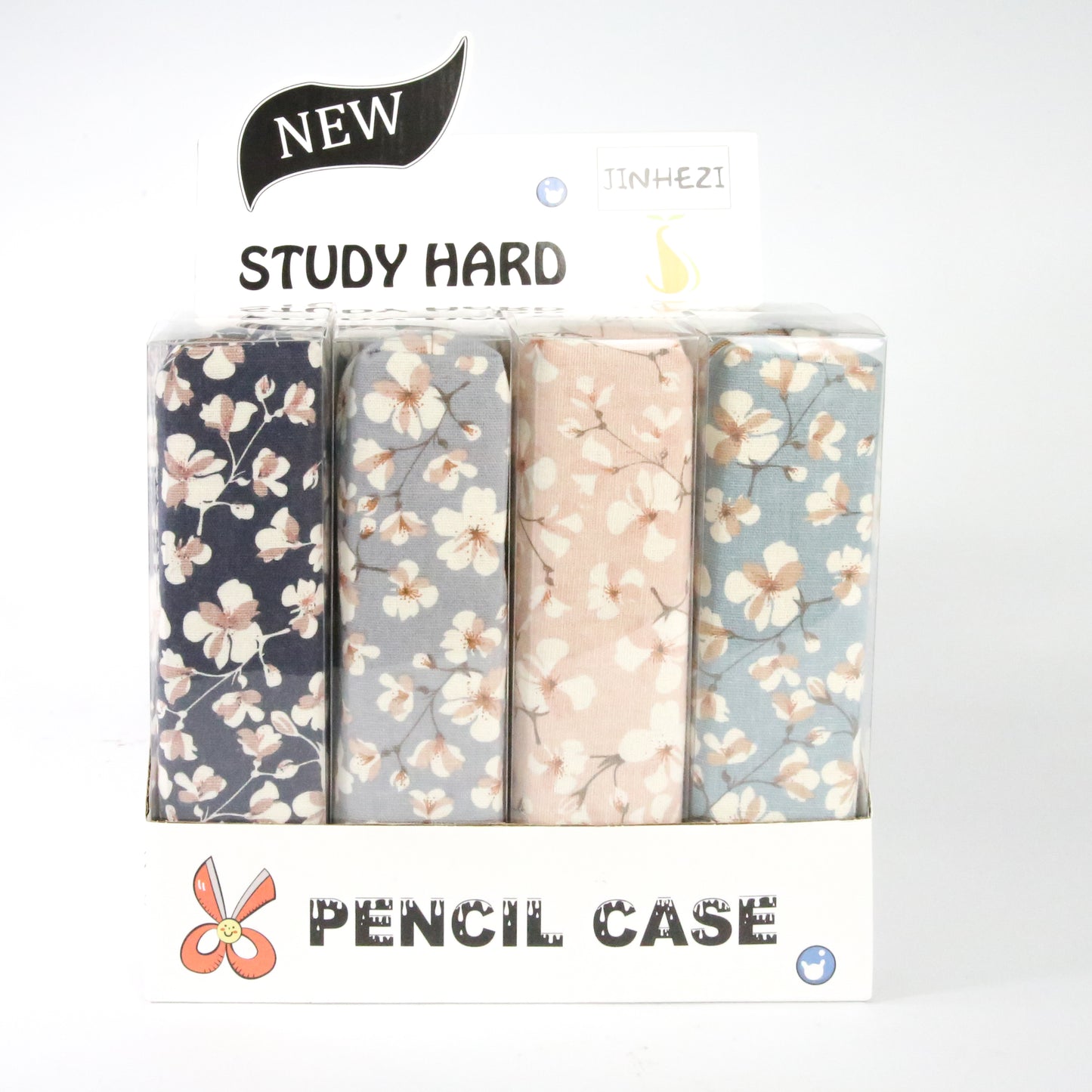 Slim Line pencil bag_Counter Display_12 units_Floral