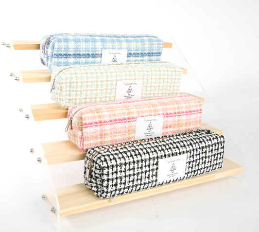 Slim Line pencil bag_Counter Display_12 units_Textured