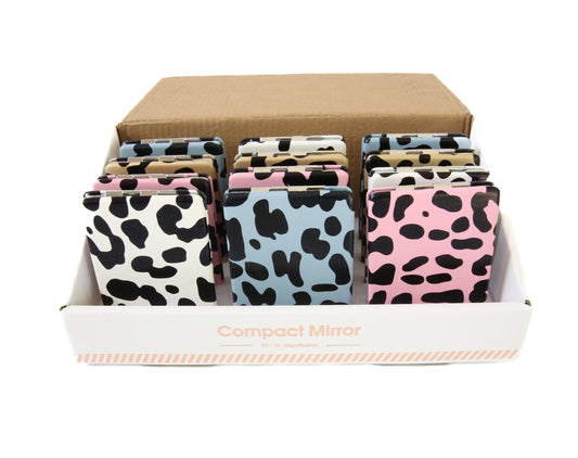 Compact Mirror Counter Display_Animal Print_Box of 12